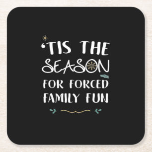 Dies ist die Jahreszeit für das Wesentliche von Zw Rechteckiger Pappuntersetzer