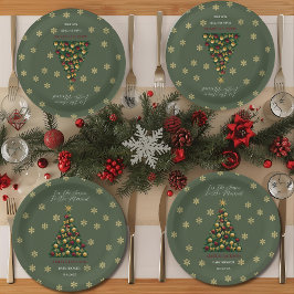 Dies ist die Jahreszeit für Verheiratetes Brautpar Pappteller