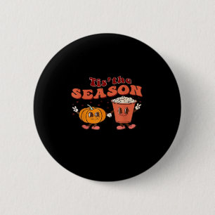 Dies ist die Jahreszeit Halloween Gewürzfall Herbs Button