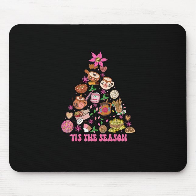Dies ist die Jahreszeit mexikanischen Weihnachtsba Mousepad (Vorne)