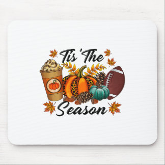 Dies ist die Jahreszeit Pumpkin Gewürzfußball-Herb Mousepad