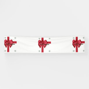 Dies ist die Jahreszeit Red 2,5x12 Vinyl Banner