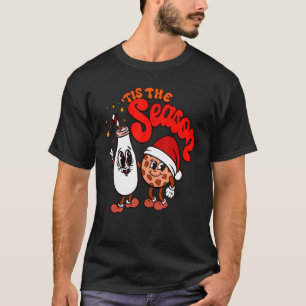 Dies ist die Jahreszeit Retro Weihnachten Groovy W T-Shirt