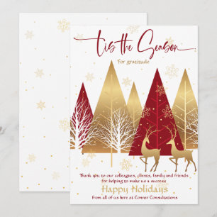 "Dies ist die Jahreszeit roter stilisierter Untern Einladung