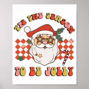 Dies ist die Jahreszeit, um froh Weihnachten Weihn Poster