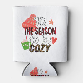 Dies ist die Jahreszeit, um gemütlich frohe Weihna Dosenkühler