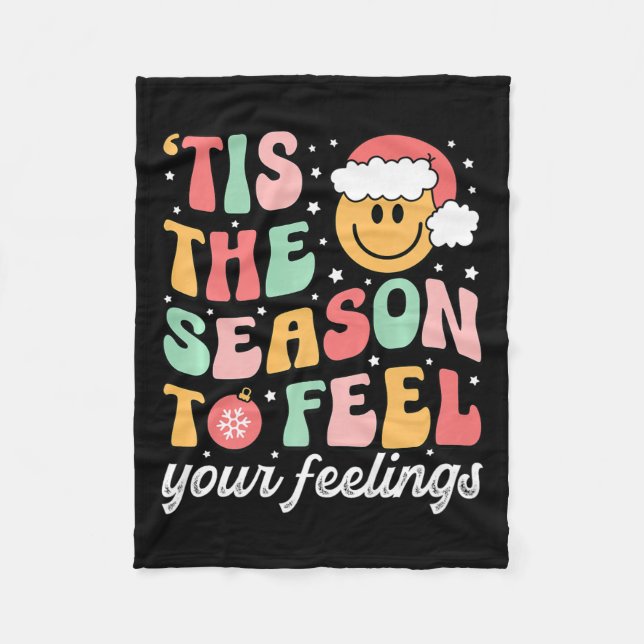 Dies ist die Jahreszeit, um Ihr Gefühl Schule Psyc Fleecedecke (Vorderseite)