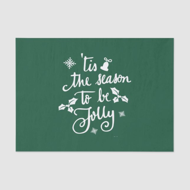 Dies ist die Jahreszeit, um Spaß zu haben Seidenpapier (Vorderseite)