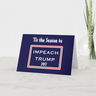 Dies ist die Jahreszeit, um Trump den Weihnachtsfe Feiertagskarte