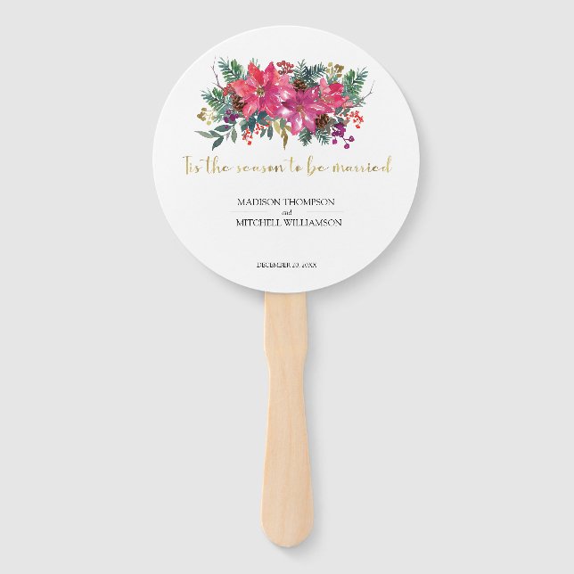 Dies ist die Jahreszeit, um Verheiratet zu sein Wi Fächer (Vorderseite)