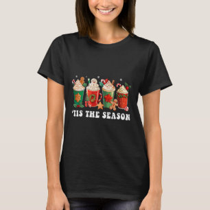 Dies ist die Jahreszeit Weihnachts-Kaffee Lebkuche T-Shirt