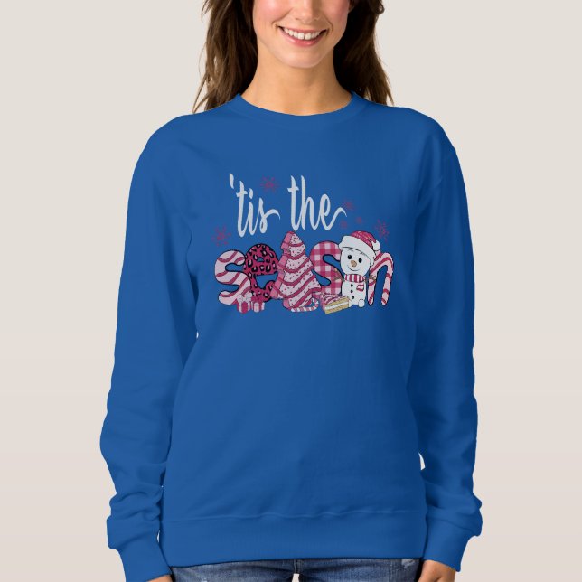 "Dies ist die Jahreszeit, Weihnachts-Pullover, Url Sweatshirt (Vorderseite)