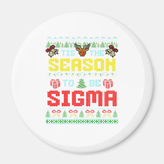 Dies ist die Jahreszeit zu Sigma Weihnachten Brain Magnet