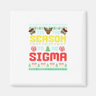 Dies ist die Jahreszeit zu Sigma Weihnachten Brain Magnet