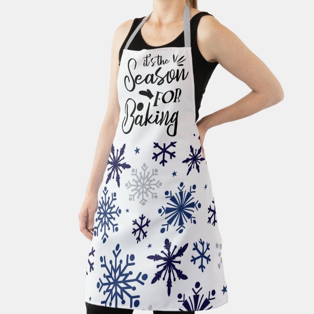 Dies ist die Jahreszeit zum Backen der Weihnachtsf Schürze (InSitu)