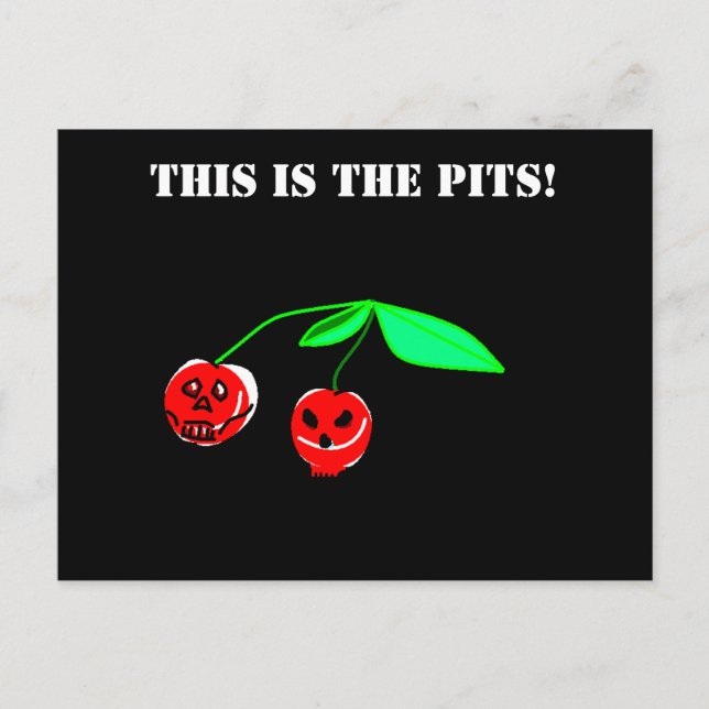 DIES IST DIE PITS-Postkarte Postkarte (Vorderseite)