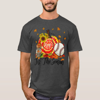 Dies ist die Saison Baseball Shirt Orange Gefärbte