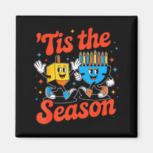 Dies ist die Saison Frohes Chanukka Lustiges Jüdis Magnet