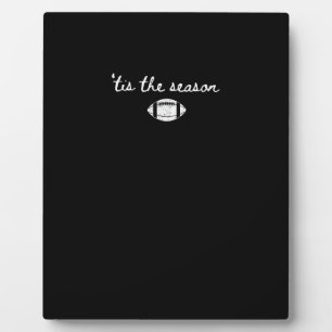 Dies ist die Saison Fußball Mama Game Day Touchdow Fotoplatte