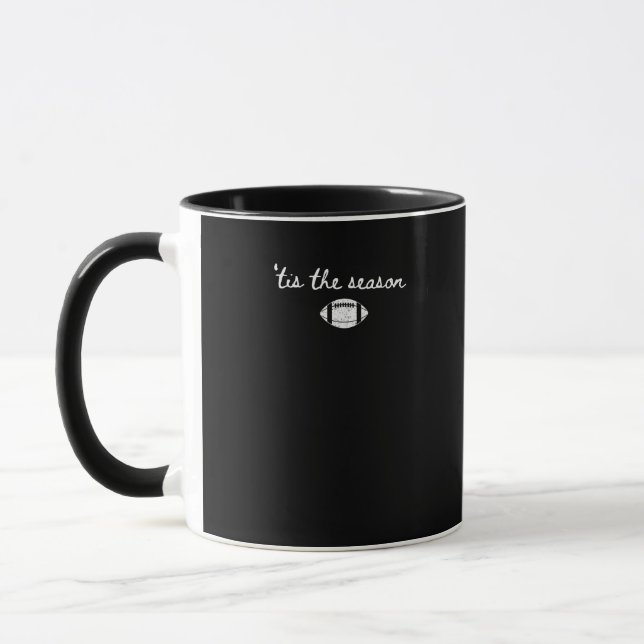 Dies ist die Saison Fußball Mama Game Day Touchdow Tasse (Links)