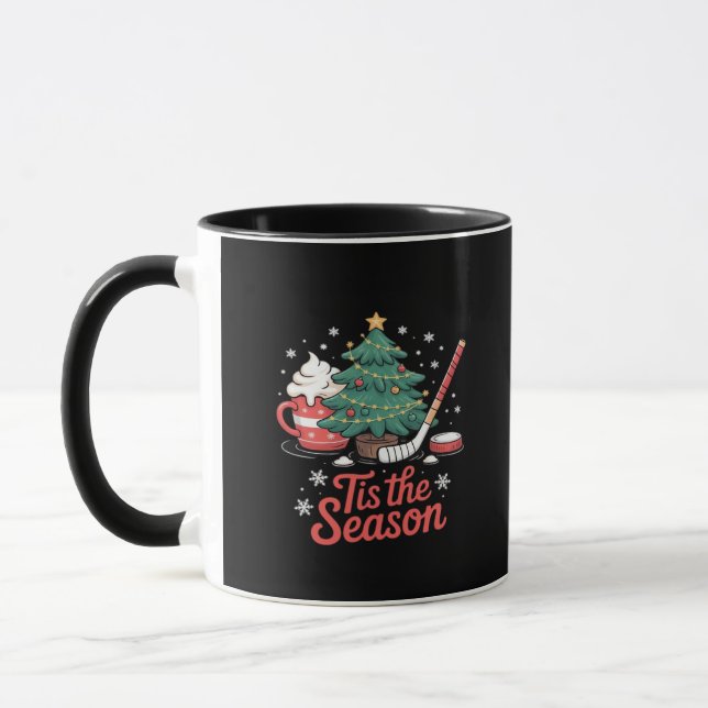 Dies ist die Saison Hockey Kaffee Tree Hockey Weih Tasse (Links)