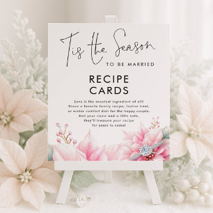 Dies ist die Saison Poinsettia Brautparty Rezepte Poster