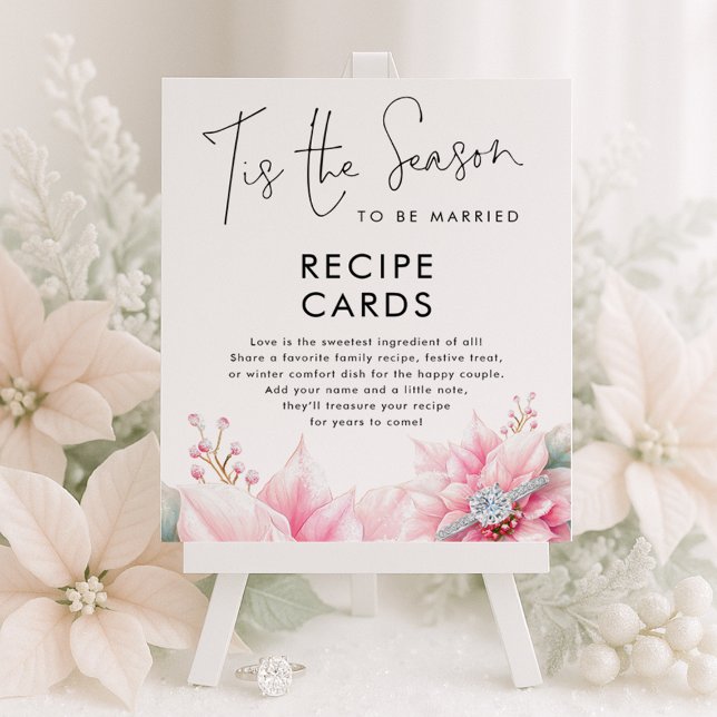 Dies ist die Saison Poinsettia Brautparty Rezepte Poster (Von Creator hochgeladen)