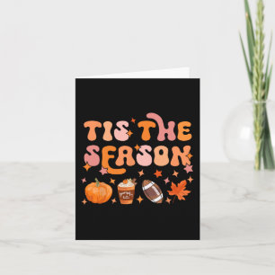 Dies ist die Saison Pumpkin Gewürzfall Saison Frau Karte