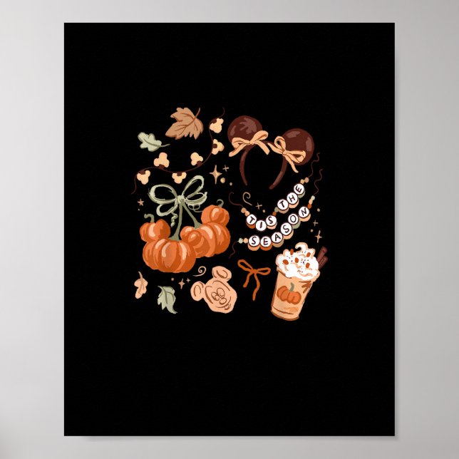 Dies ist die Saison Pumpkin Saison, Herbst ernten  Poster (Vorne)