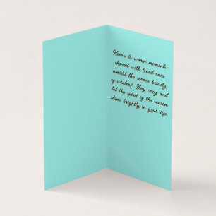 Dies ist die Saison, um fröhliche Weihnachtskarte