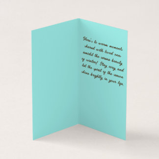 Dies ist die Saison, um fröhliche Weihnachtskarte