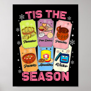 Dies ist die Saison Xmas Card Mexikanischen Weihna Poster