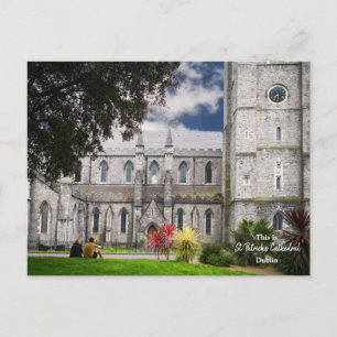 Dies ist die St. Patricks Kathedrale Dublin-Irland Postkarte
