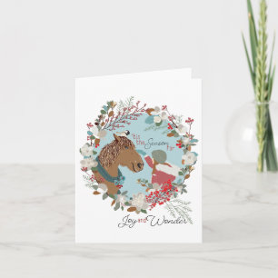 "Dies ist die Weihnachtsfeiertage Gruß oder Dankeskarte