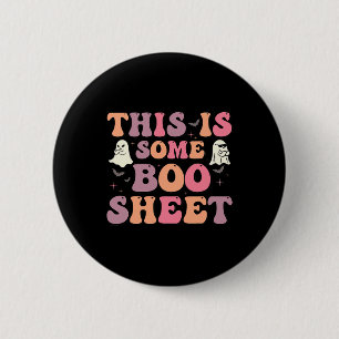Dies ist ein Boo-Blatt Halloween Ghost Funny für m Button