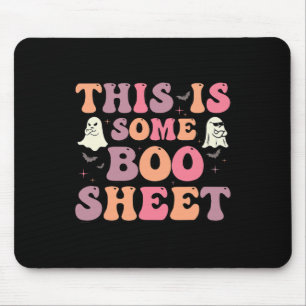 Dies ist ein Boo-Blatt Halloween Ghost Funny für m Mousepad