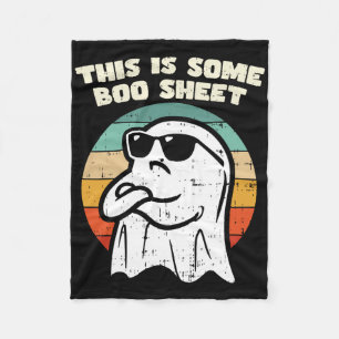 Dies ist ein Boo-Sheet Ghost Retro Halloween Costu Fleecedecke