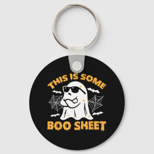 Dies ist ein Boo-Sheet Ghost Retro Halloween Costu Schlüsselanhänger