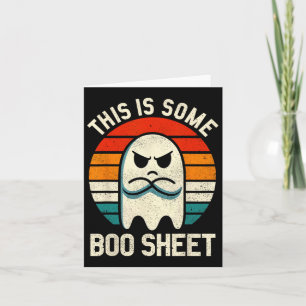Dies ist ein boo-Sheet Retro Halloween Ghost für M Karte