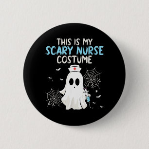 Dies ist ein gruseliger Krankenschwester-Kostüm - Button