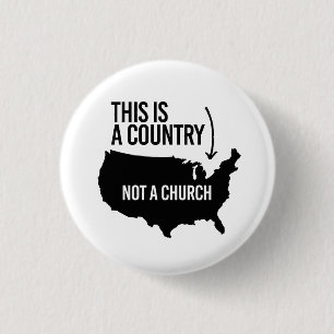 Dies ist ein Land, nicht eine Kirche Button