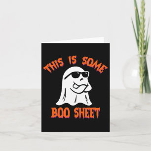 Dies ist ein paar Boo-Sheet Halloween Cool Ghost F Karte