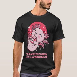 Dies ist ein Phantastischer Axolotl, der wie Tierm T-Shirt