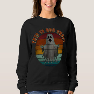Dies ist ein Vintager Bootschild Sweatshirt