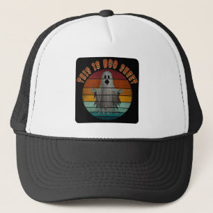Dies ist ein Vintager Bootschild Truckerkappe