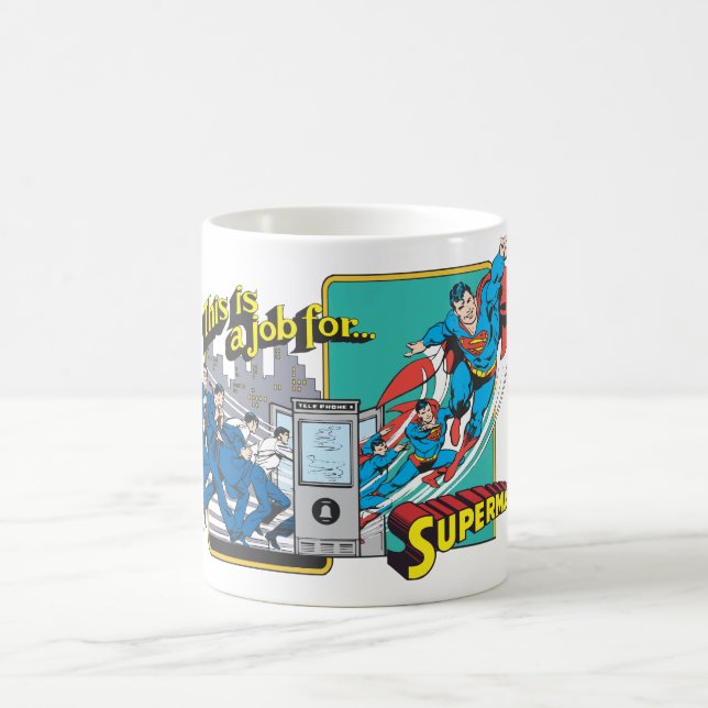 Dies ist eine Arbeit für � Superman 2 Kaffeetasse (Mittel)