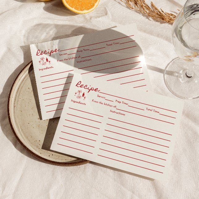 Dies ist eine Brautparty-Rezept-Karte Begleitkarte (Von Creator hochgeladen)