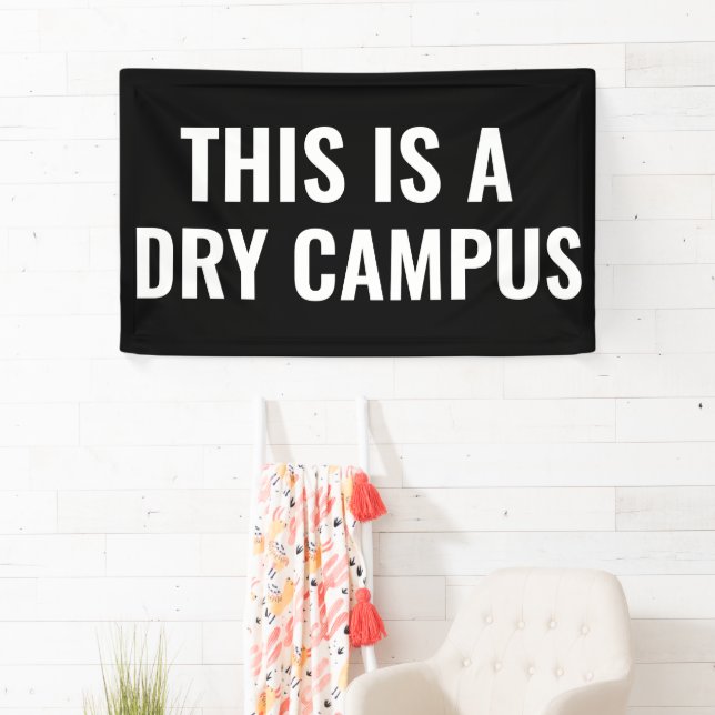 Dies ist eine Dry Campus Flag Banner Uni Dorm   (Insitu)