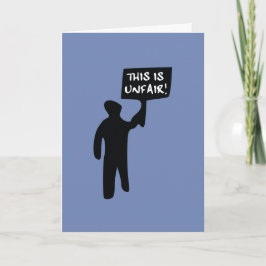 Dies ist eine unfaire Empathiekarte Karte