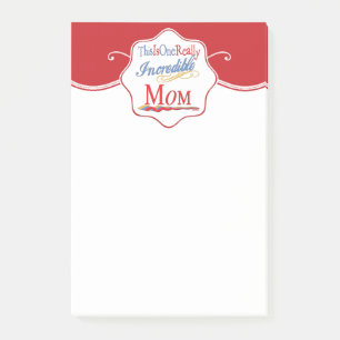 Dies ist eine wirklich unglaubliche Mama Geschenks Post-it Klebezettel